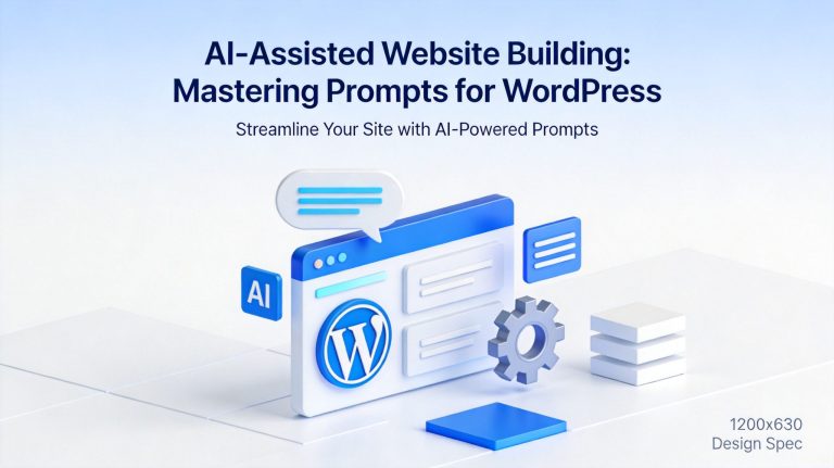 2026 AI辅助建站提示词 - 用ChatGPT高效搭建WordPress网站