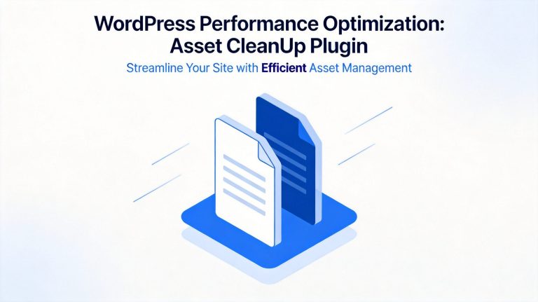 Asset CleanUp按需加载插件 - WordPress性能优化的关键一步